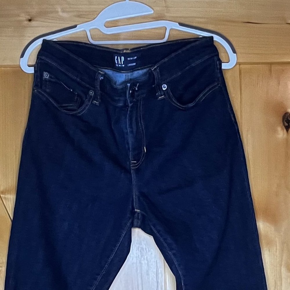 Gap long jegging dark wash
